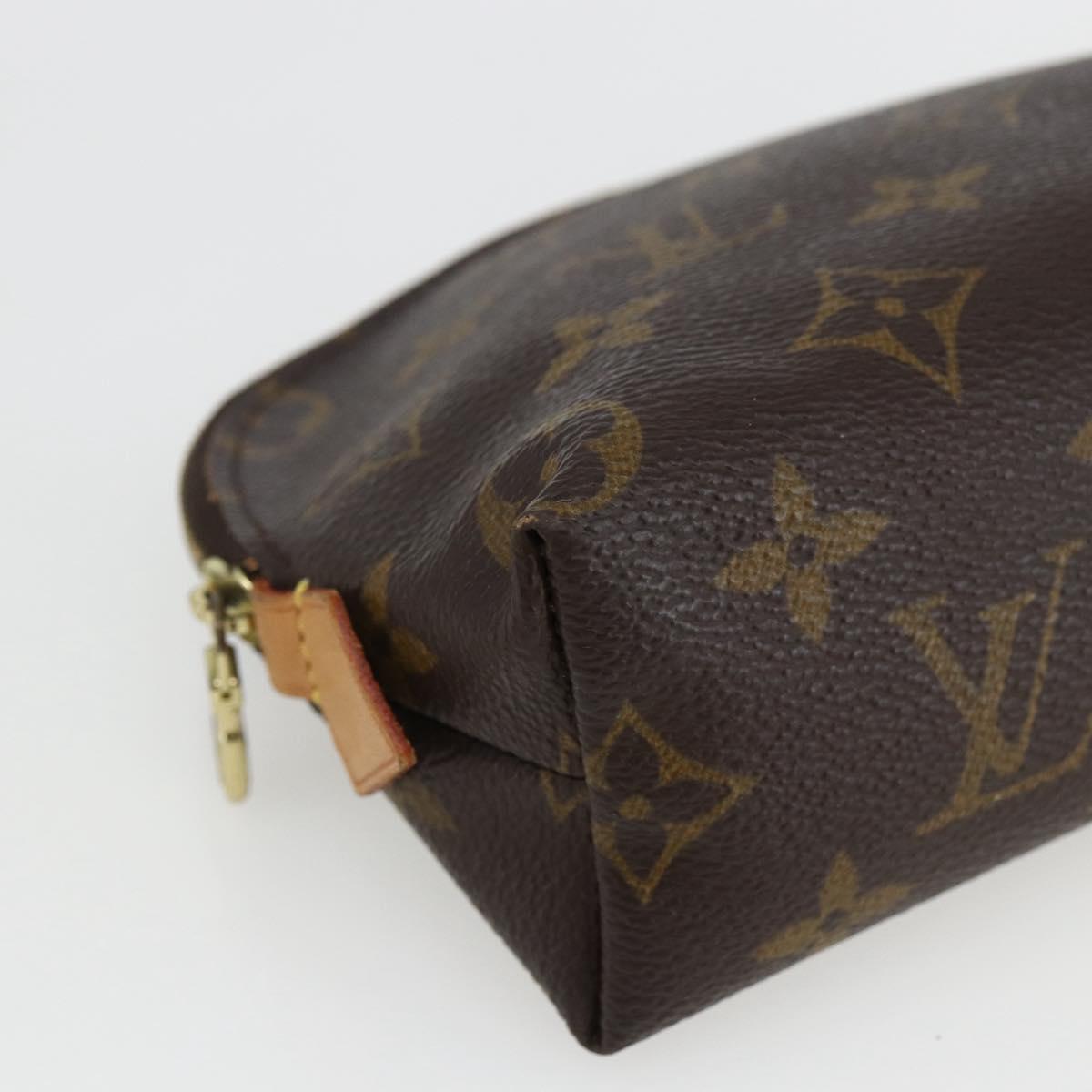 LOUIS VUITTON Monogram Pochette Cosmetic PM Pouch M43998 LV Auth 169641