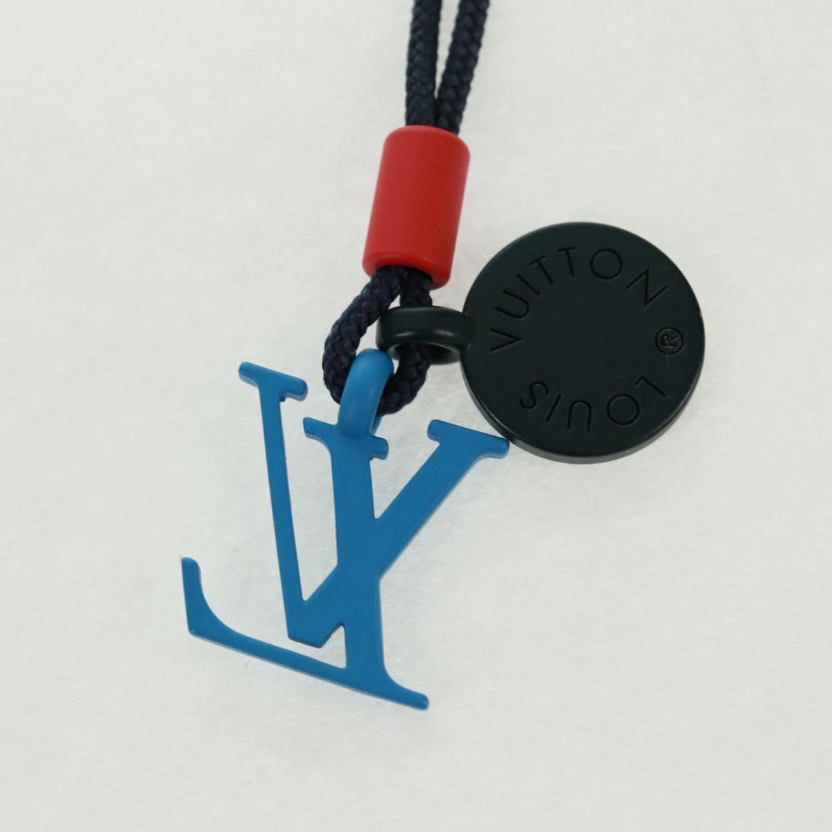 LOUIS VUITTON Metal Collier Charms On the Go Necklace Enamel M63648 Auth 169644M
