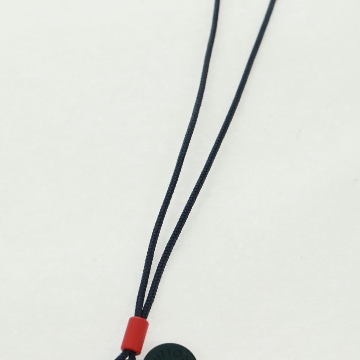 LOUIS VUITTON Metal Collier Charms On the Go Necklace Enamel M63648 Auth 169644M