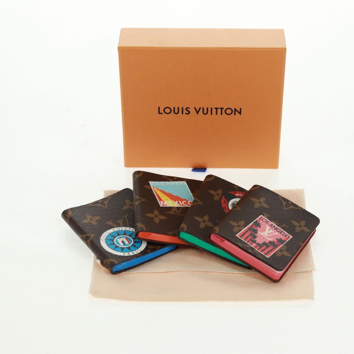 LOUIS VUITTON Monogram Mini Carne 4 Set Planner LV Auth 169649A