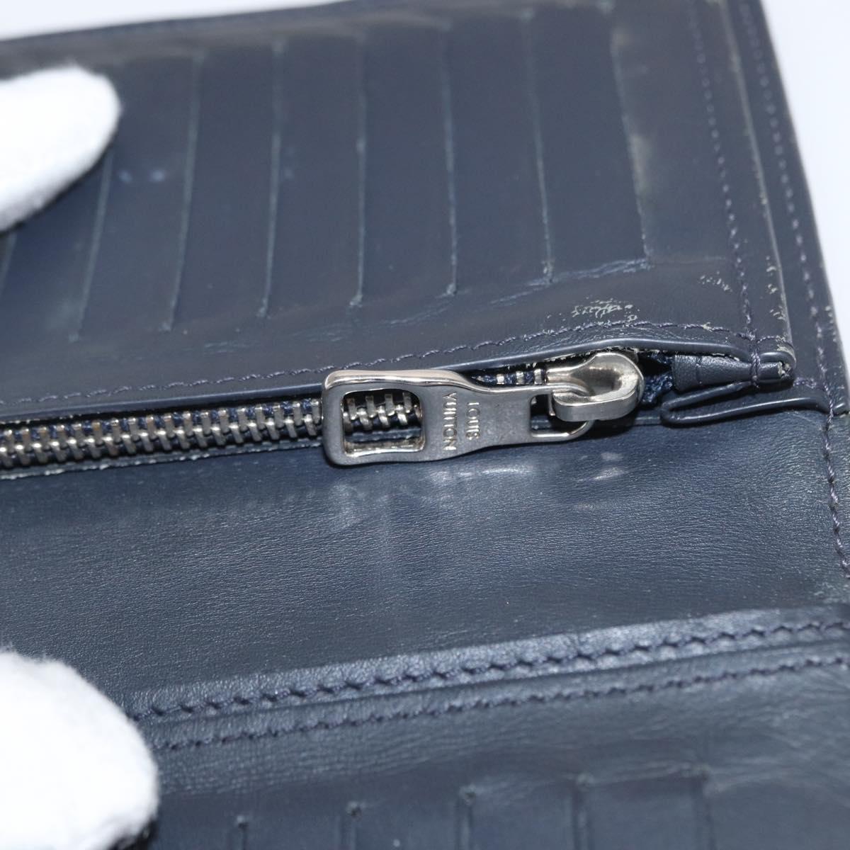 LOUIS VUITTON Monogram tapestry Portefeuille Plaza NM Wallet M80032 Auth 169655