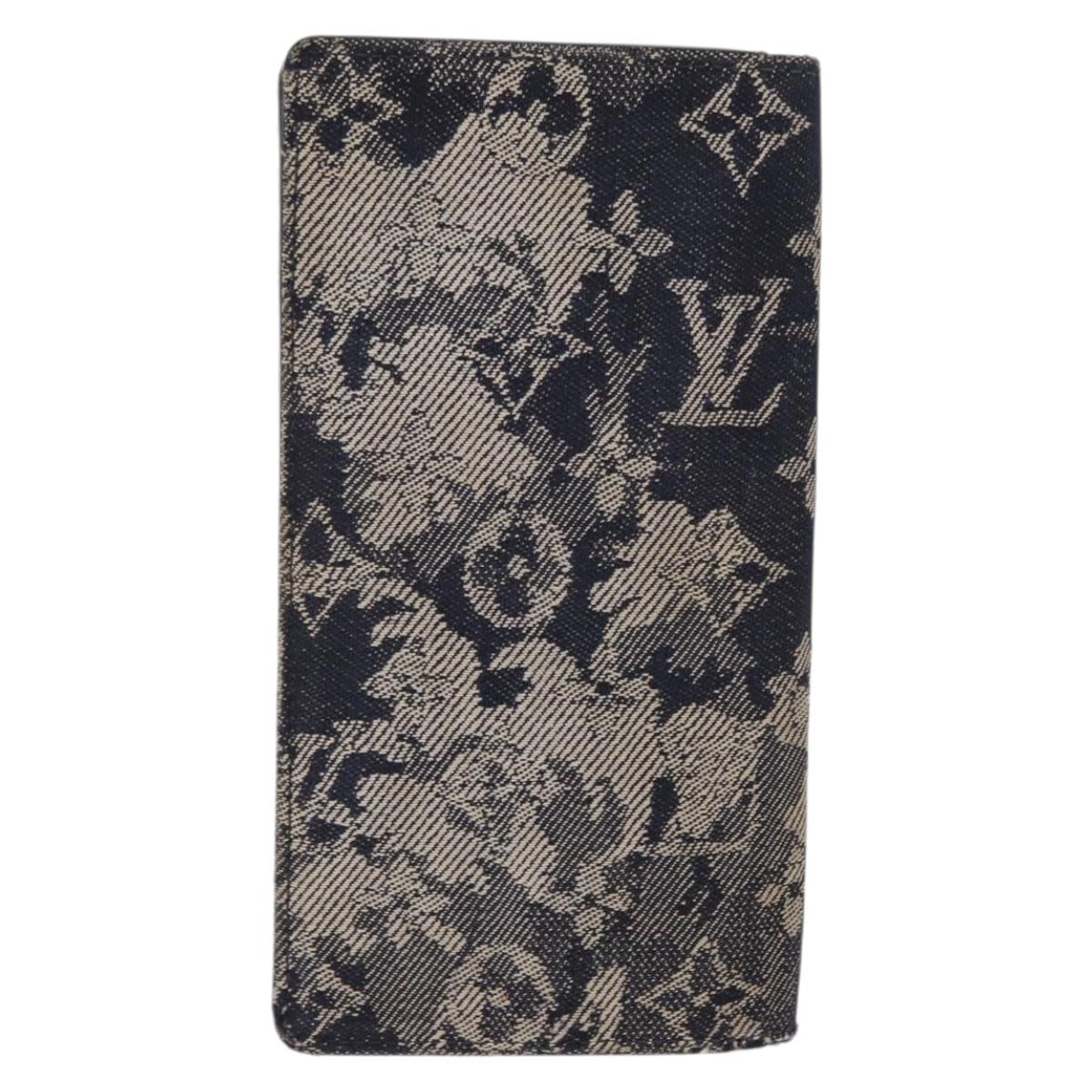 LOUIS VUITTON Monogram tapestry Portefeuille Plaza NM Wallet M80032 Auth 169655