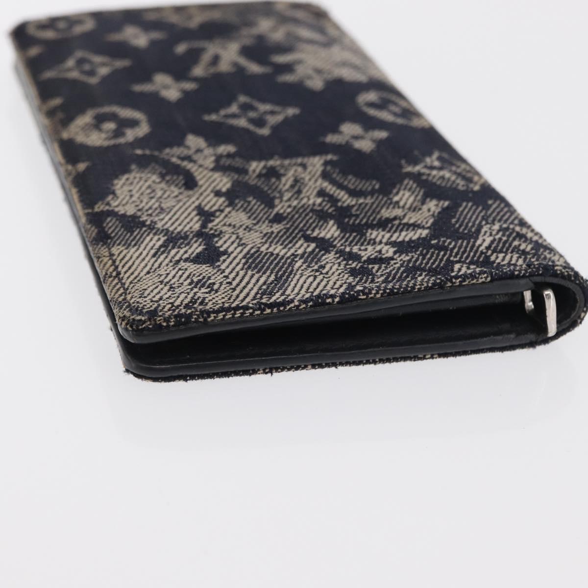 LOUIS VUITTON Monogram tapestry Portefeuille Plaza NM Wallet M80032 Auth 169655