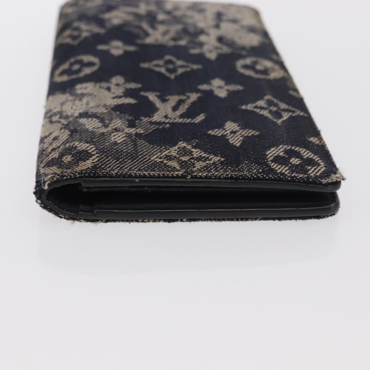 LOUIS VUITTON Monogram tapestry Portefeuille Plaza NM Wallet M80032 Auth 169655