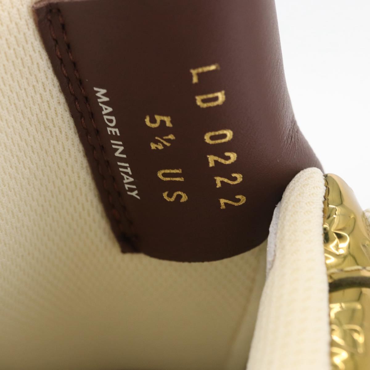 LOUIS VUITTON Air Force 1 By Virgil Abloh Nike Sneakers Patent LV Auth 169658SM