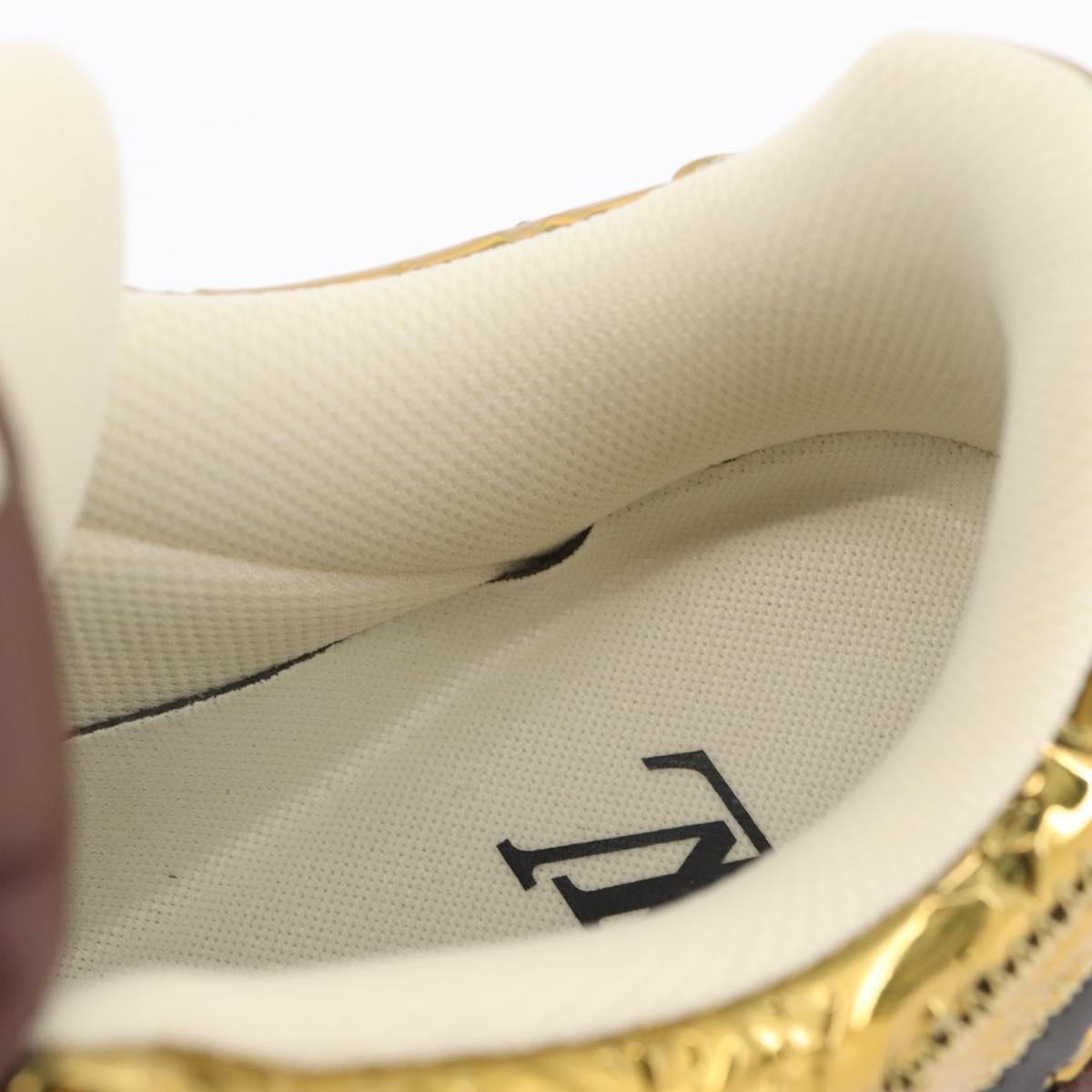 LOUIS VUITTON Air Force 1 By Virgil Abloh Nike Sneakers Patent LV Auth 169658SM