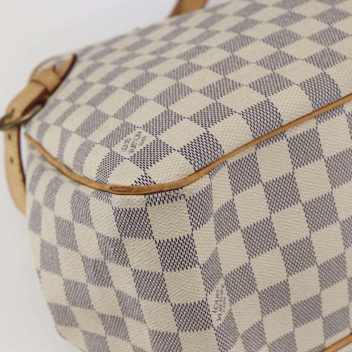LOUIS VUITTON Damier Azur Batignolles Horizontal Tote Bag N48172 LV Auth 169678