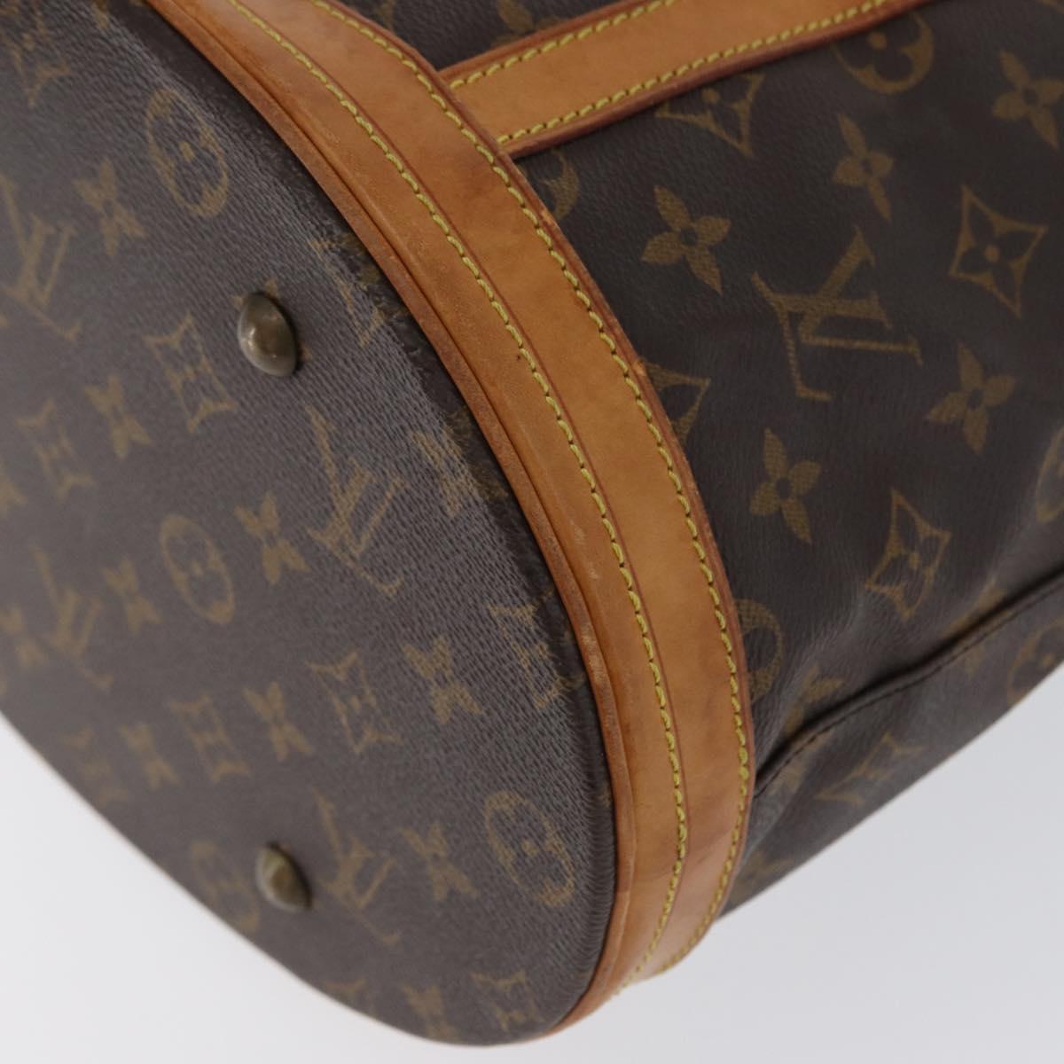 LOUIS VUITTON Monogram Bucket GM Shoulder Bag M42236 LV Auth 169697