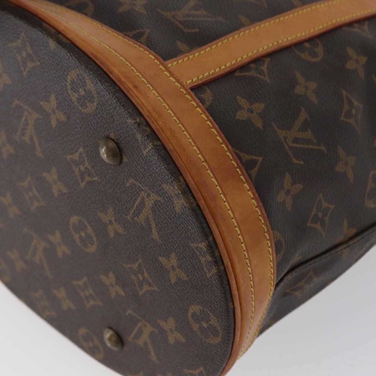 LOUIS VUITTON Monogram Bucket GM Shoulder Bag M42236 LV Auth 169697