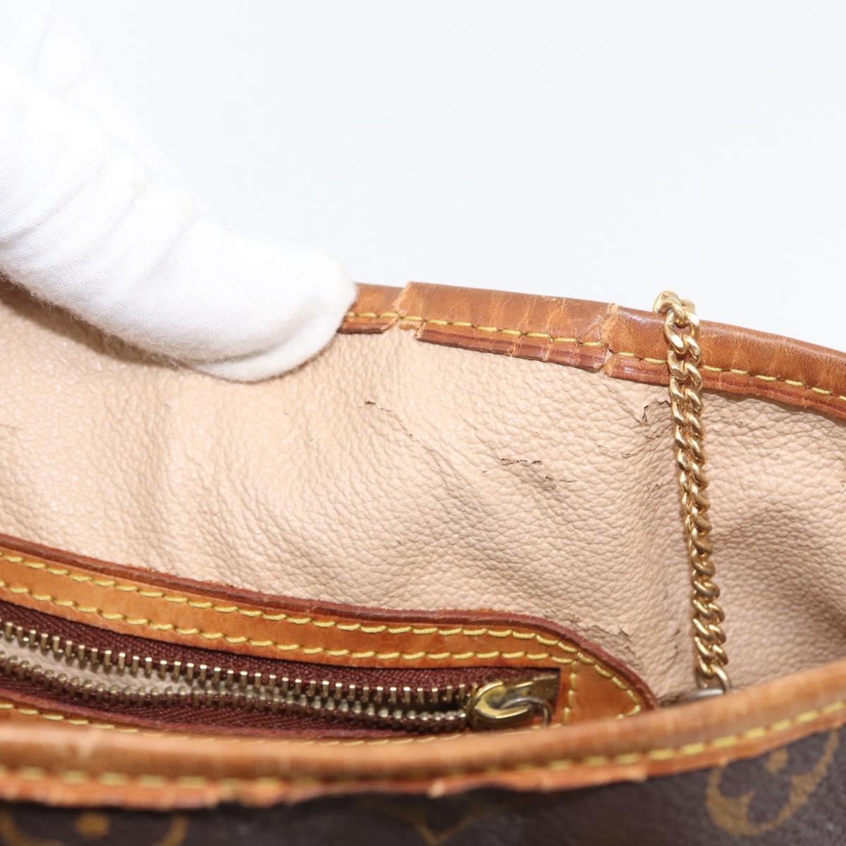 LOUIS VUITTON Monogram Bucket GM Shoulder Bag M42236 LV Auth 169697