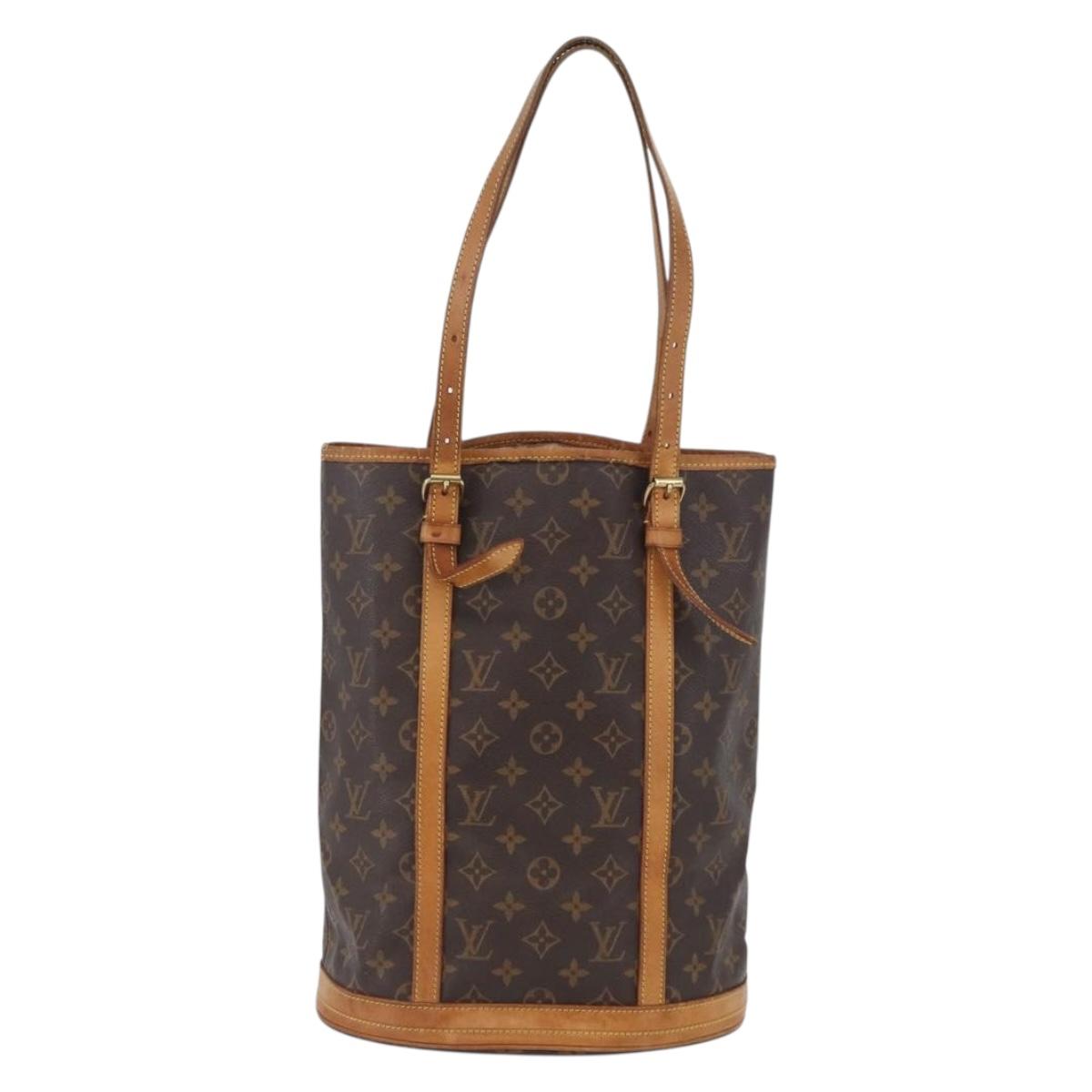 LOUIS VUITTON Monogram Bucket GM Shoulder Bag M42236 LV Auth 169697