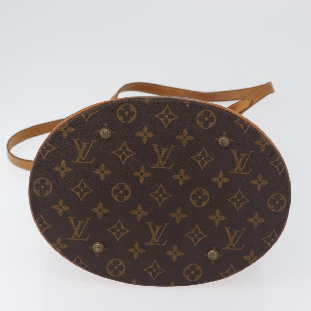 LOUIS VUITTON Monogram Bucket GM Shoulder Bag M42236 LV Auth 169697