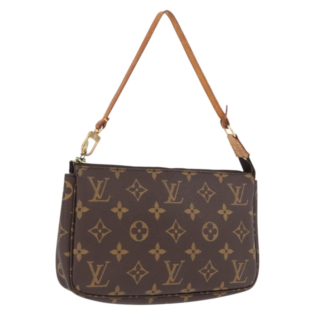 LOUIS VUITTON Monogram Pochette Accessoires Pouch M51980 LV Auth 169706