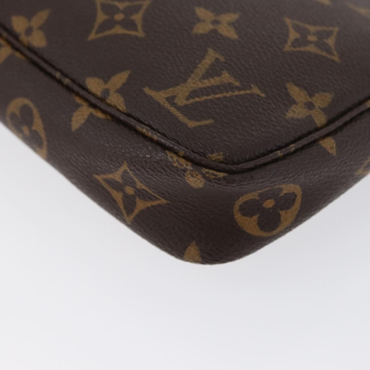 LOUIS VUITTON Monogram Pochette Accessoires Pouch M51980 LV Auth 169706