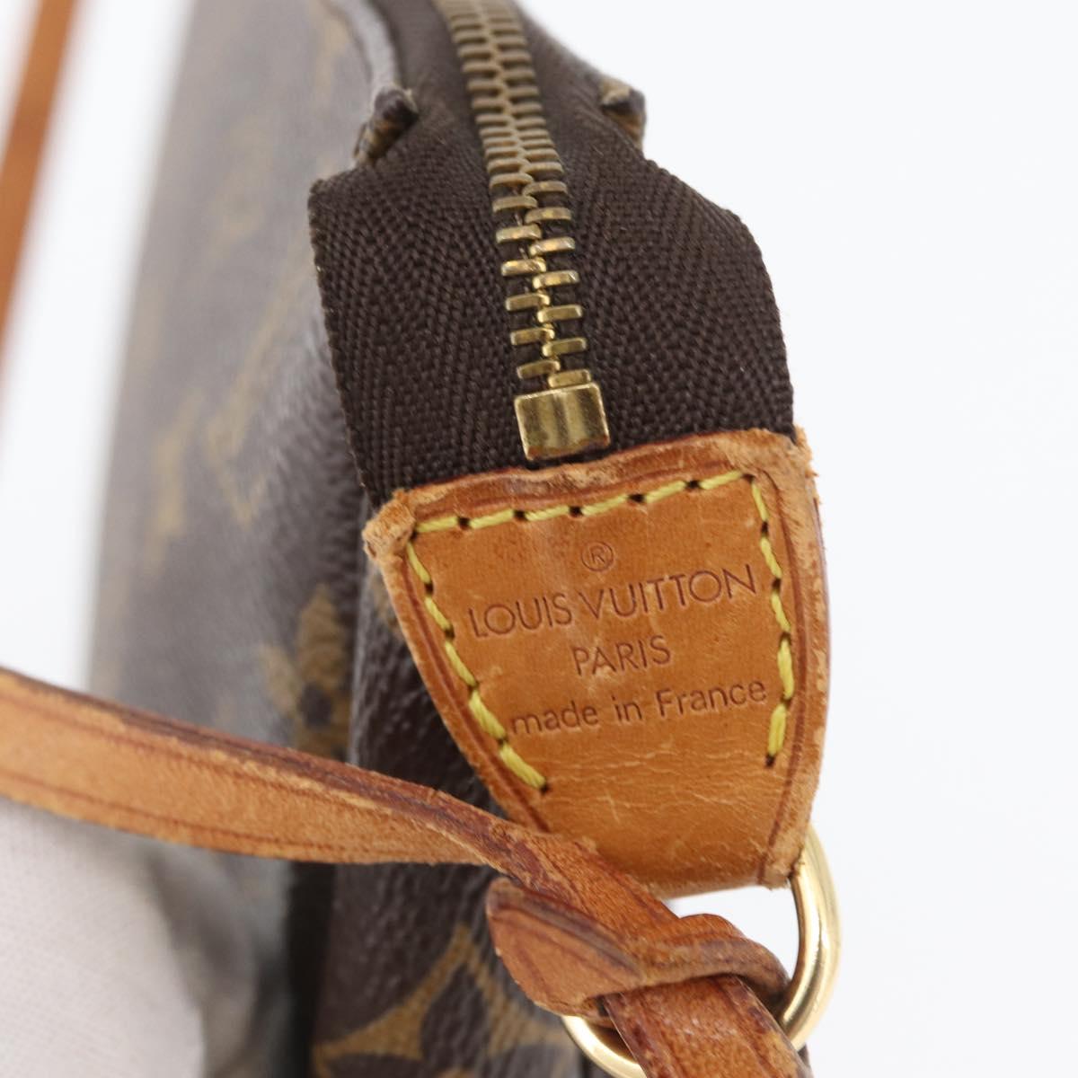 LOUIS VUITTON Monogram Pochette Accessoires Pouch M51980 LV Auth 169706