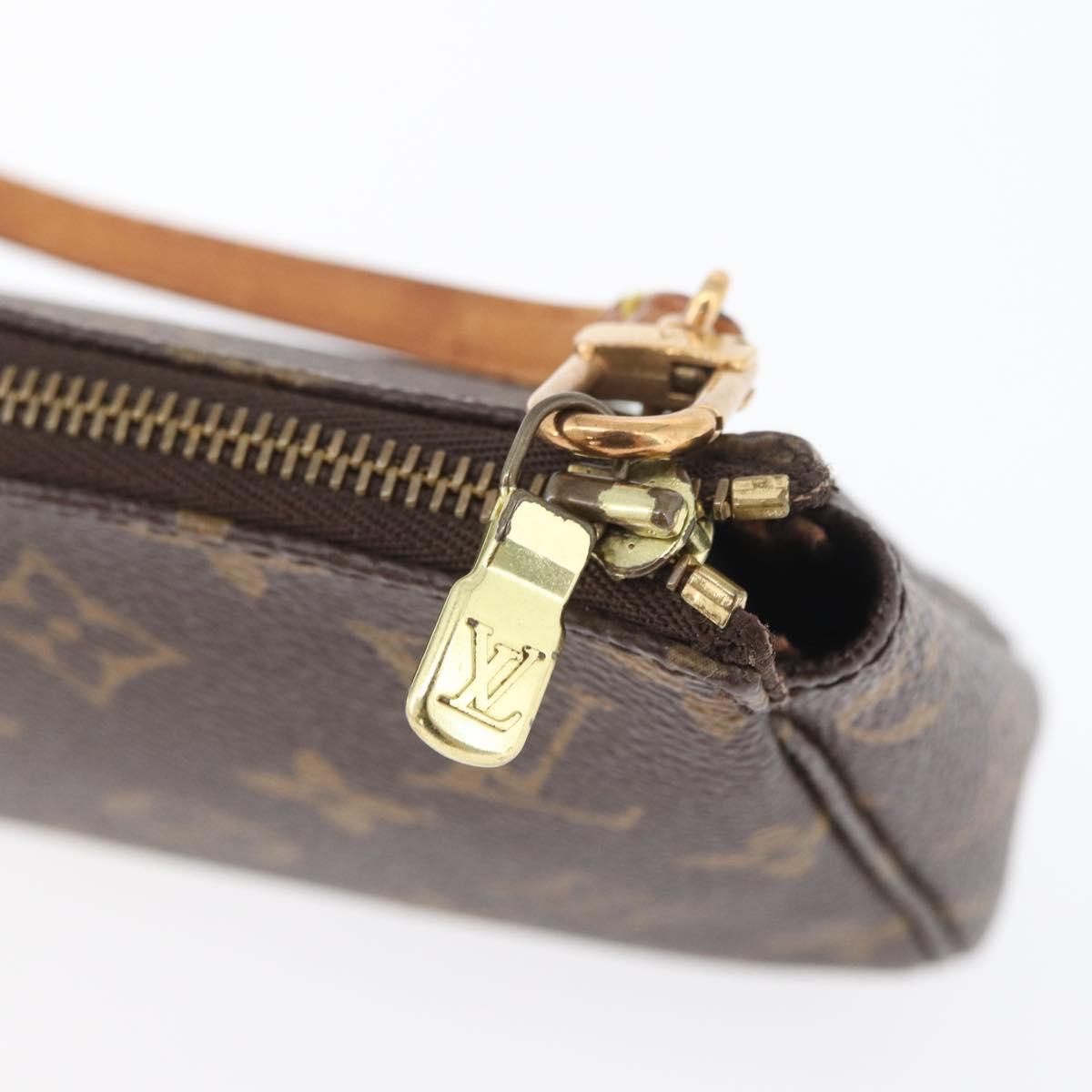 LOUIS VUITTON Monogram Pochette Accessoires Pouch M51980 LV Auth 169706