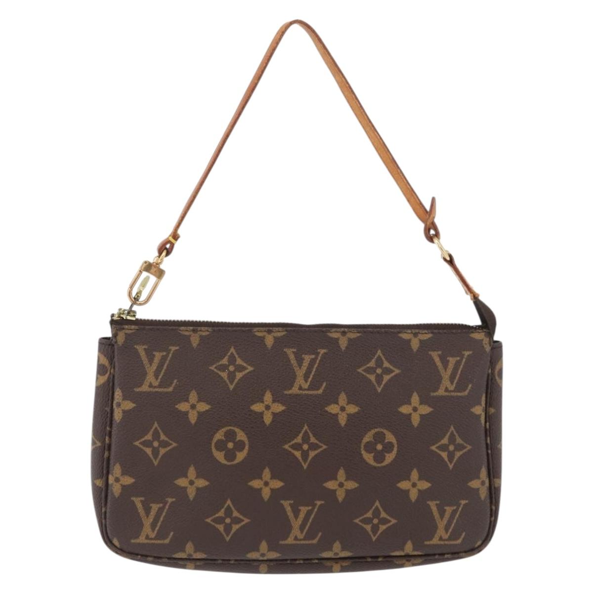 LOUIS VUITTON Monogram Pochette Accessoires Pouch M51980 LV Auth 169706