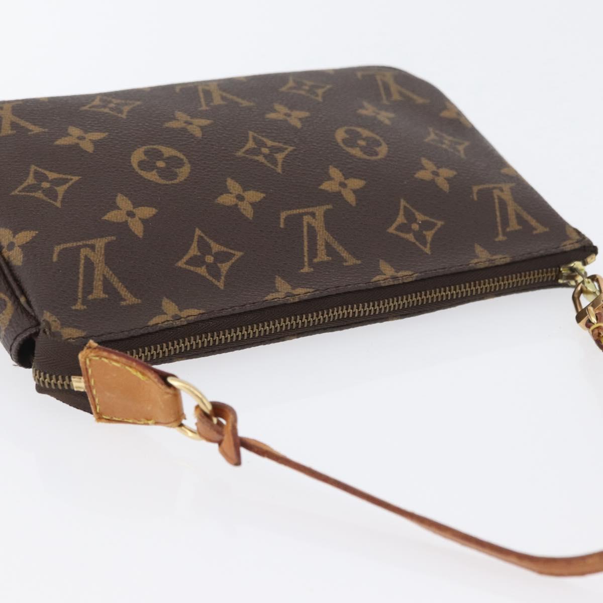 LOUIS VUITTON Monogram Pochette Accessoires Pouch M51980 LV Auth 169706