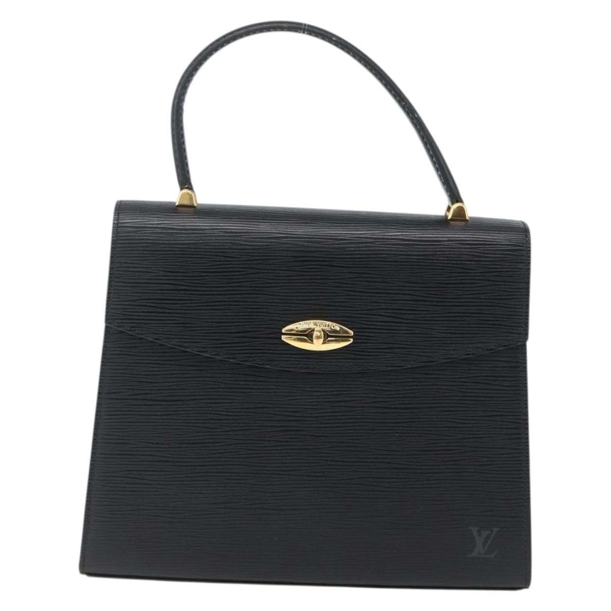 LOUIS VUITTON Epi Malesherbes Hand Bag Black M52372 LV Auth 169712