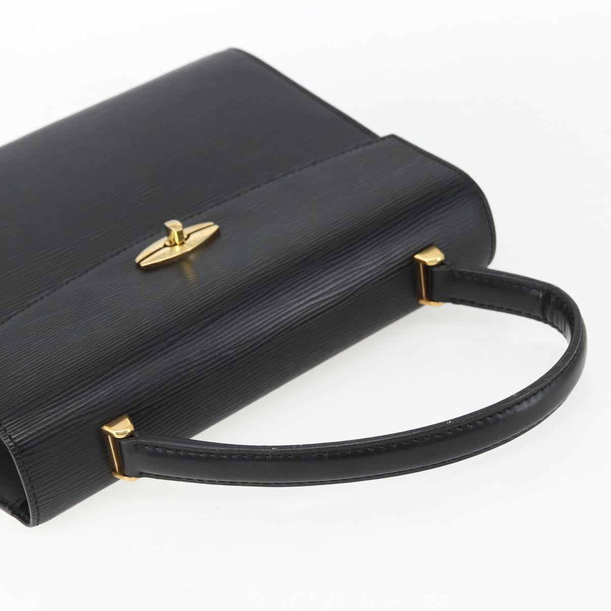 LOUIS VUITTON Epi Malesherbes Hand Bag Black M52372 LV Auth 169712