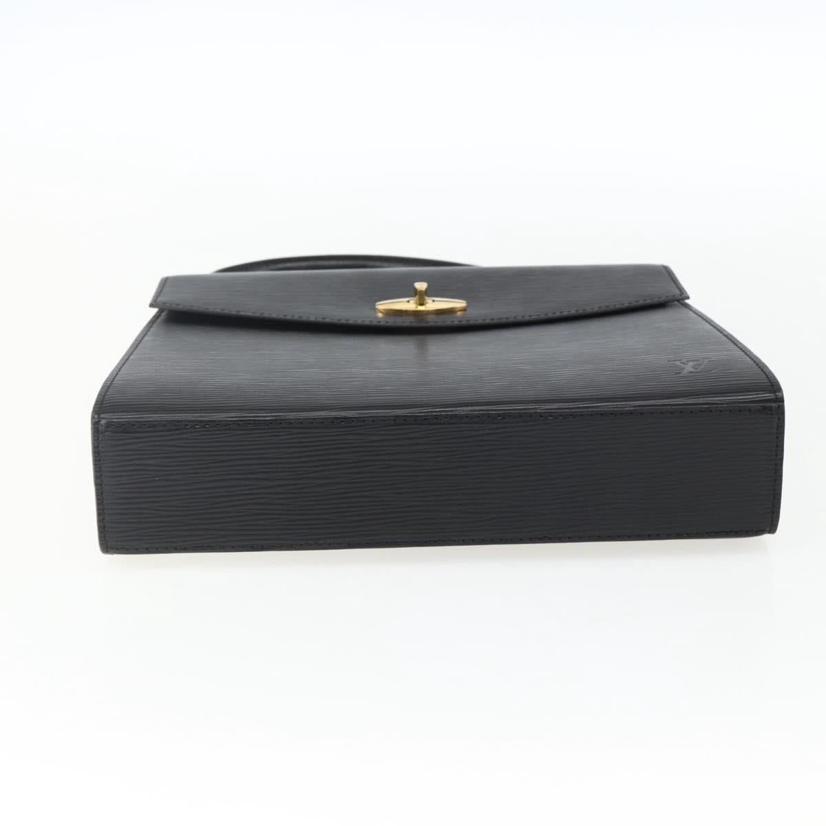 LOUIS VUITTON Epi Malesherbes Hand Bag Black M52372 LV Auth 169712