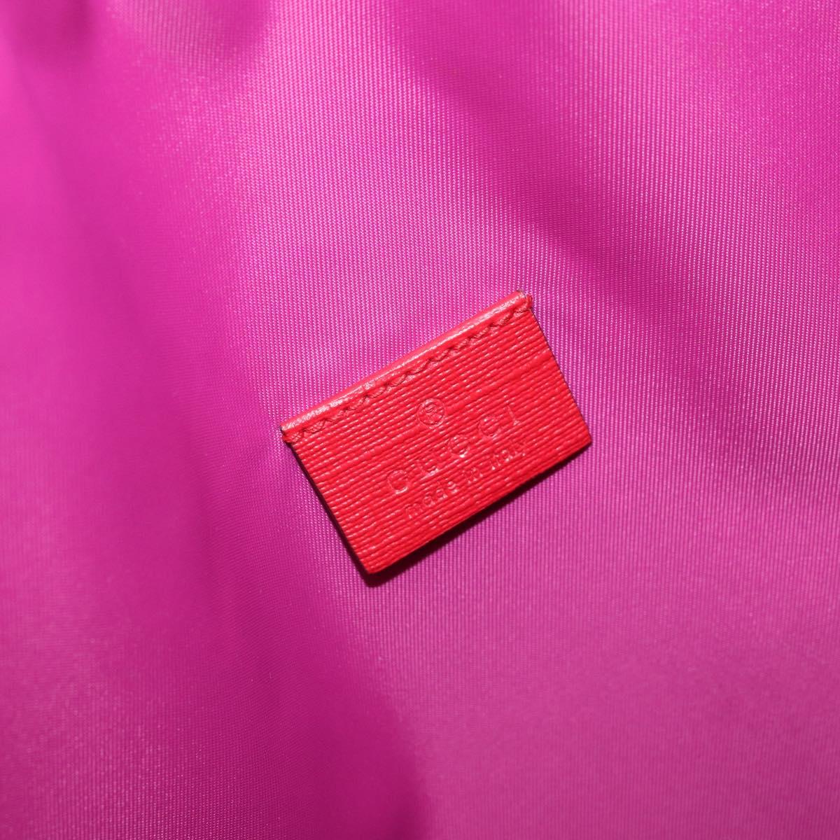 GUCCI Children's Sherry Line GG Supreme Backpack PVC Red 550775 Auth 169760V