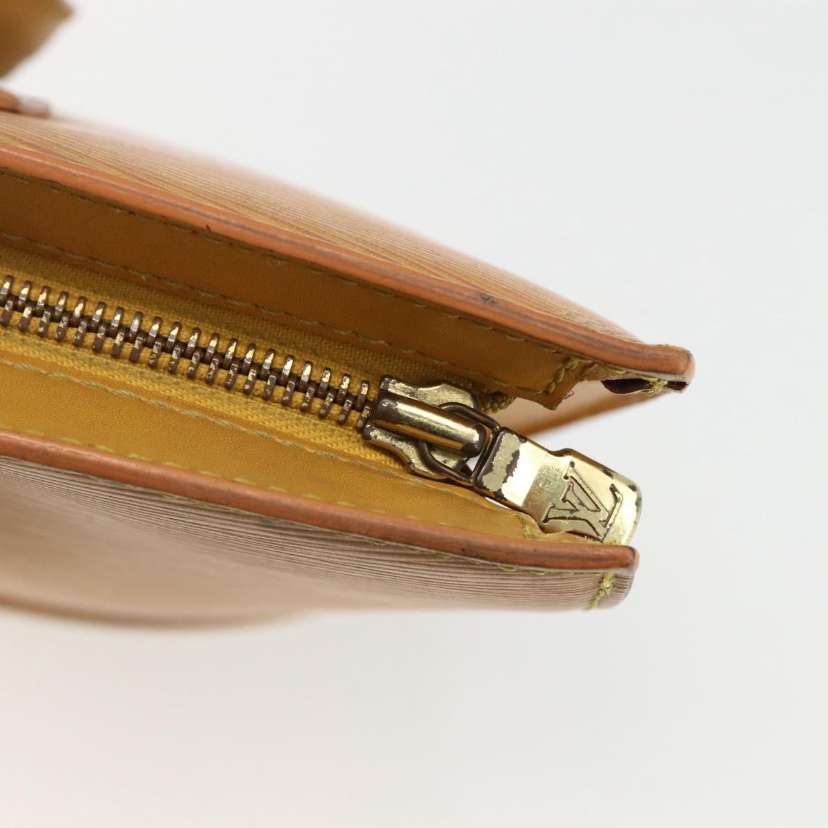 LOUIS VUITTON Epi Saint Jacques Hand Bag Yellow M52279 LV Auth 169774