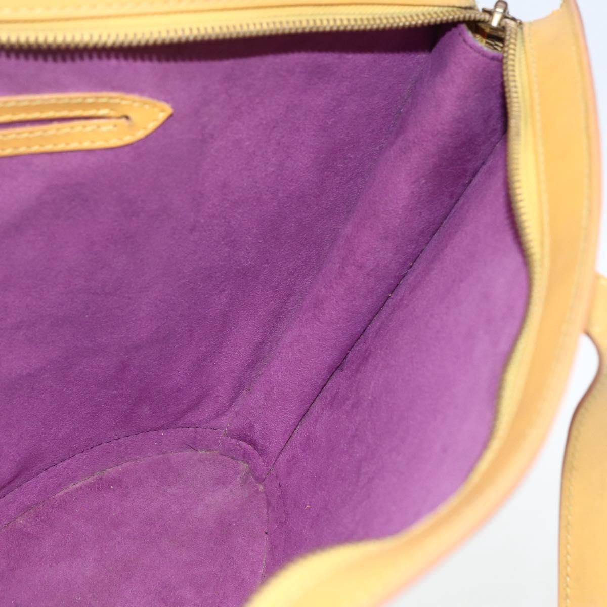 LOUIS VUITTON Epi Saint Jacques Hand Bag Yellow M52279 LV Auth 169774