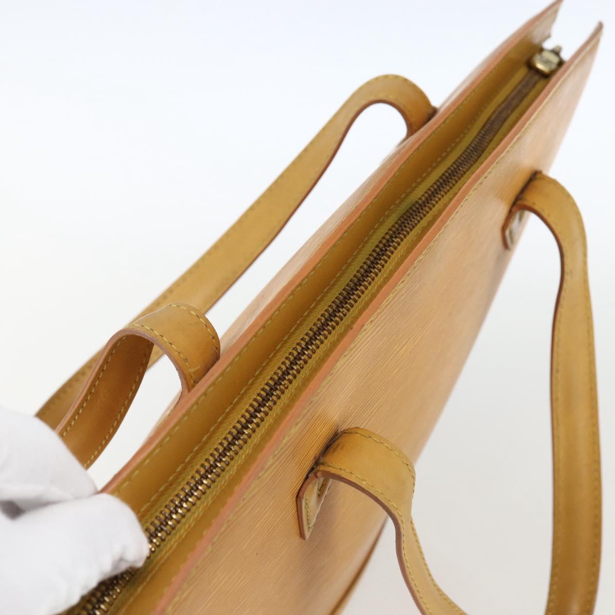 LOUIS VUITTON Epi Saint Jacques Hand Bag Yellow M52279 LV Auth 169774