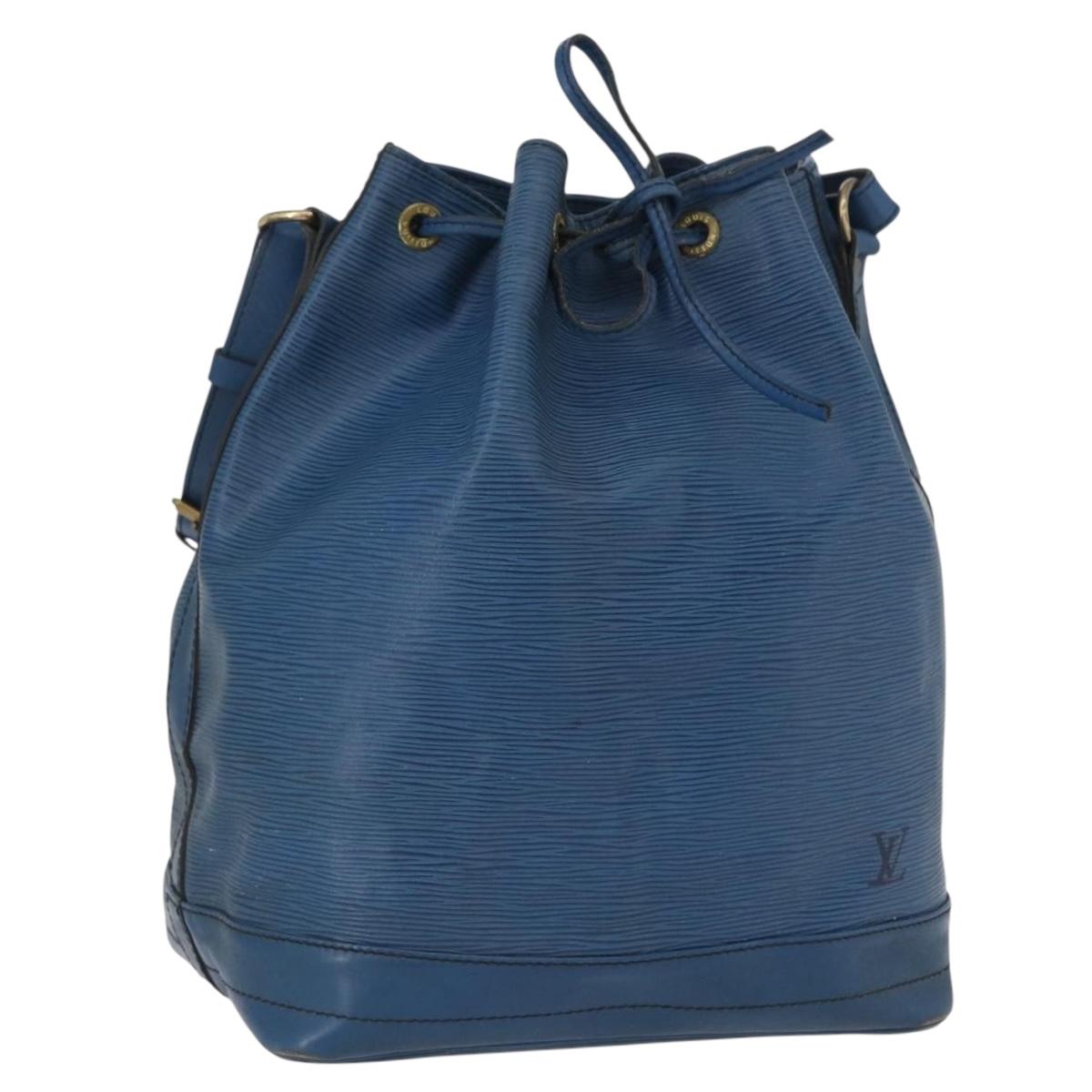 LOUIS VUITTON Epi Noe Shoulder Bag Toledo Blue M44005 LV Auth 169778