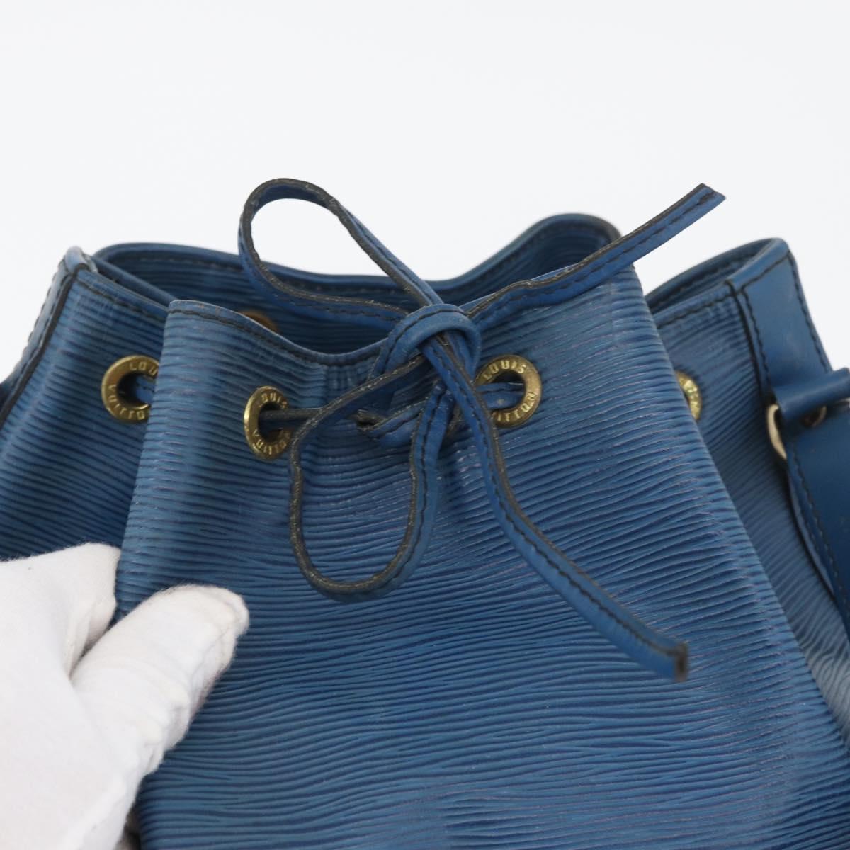 LOUIS VUITTON Epi Noe Shoulder Bag Toledo Blue M44005 LV Auth 169778