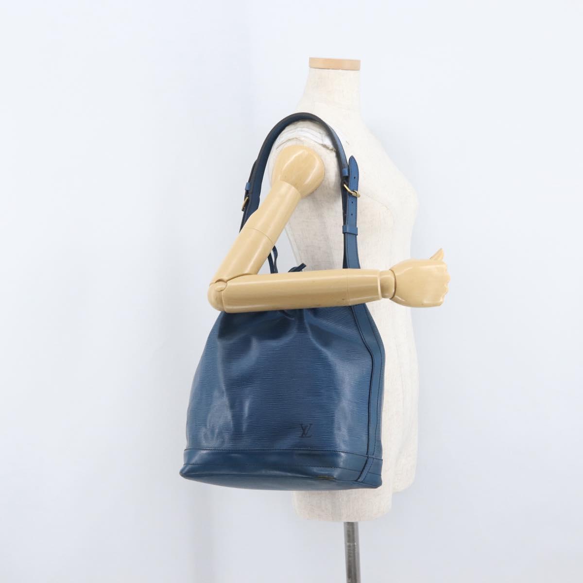 LOUIS VUITTON Epi Noe Shoulder Bag Toledo Blue M44005 LV Auth 169778