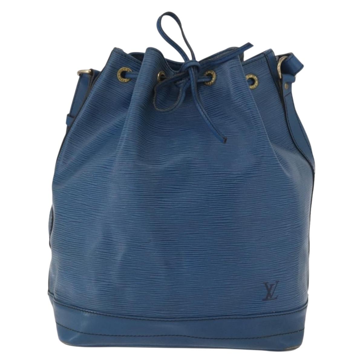 LOUIS VUITTON Epi Noe Shoulder Bag Toledo Blue M44005 LV Auth 169778