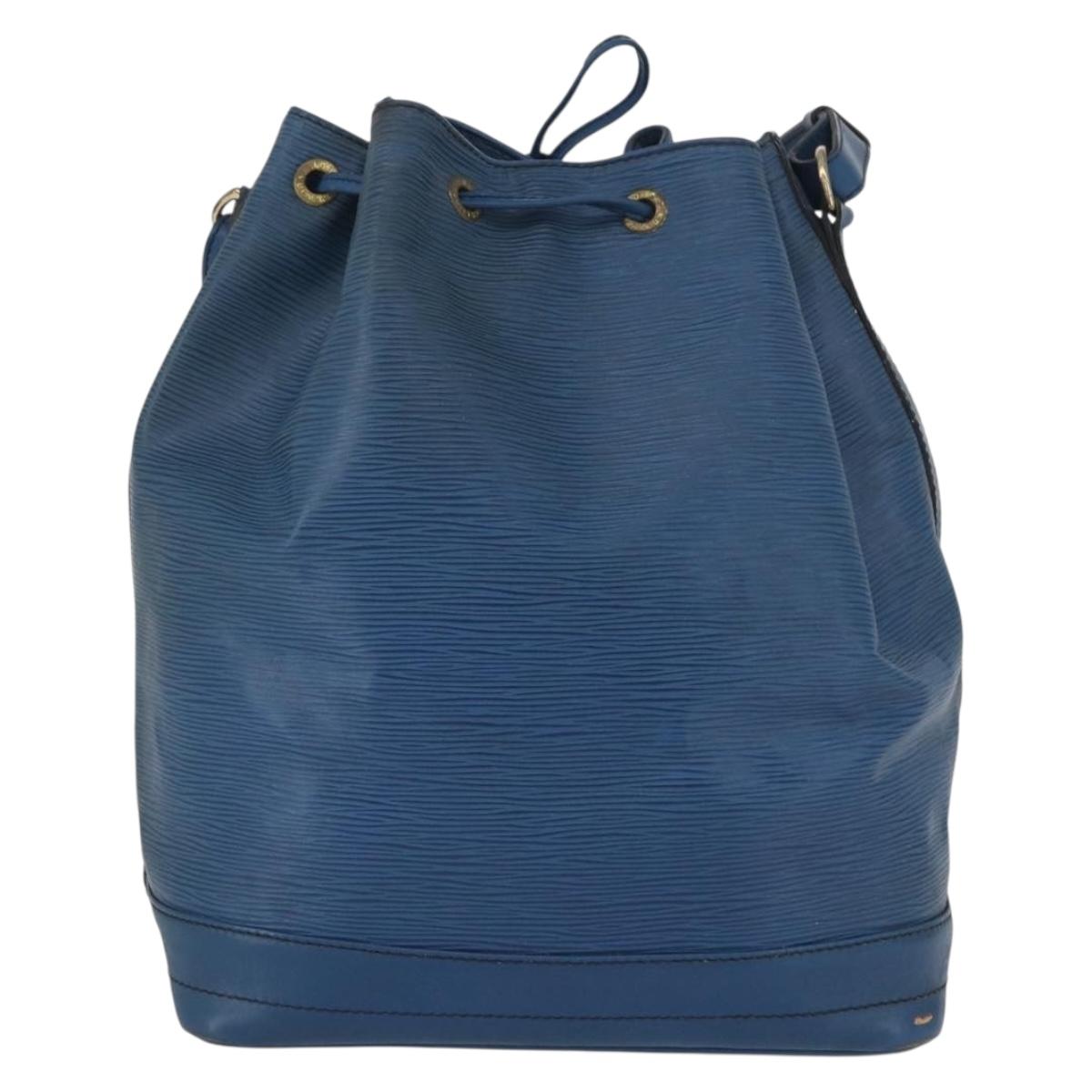 LOUIS VUITTON Epi Noe Shoulder Bag Toledo Blue M44005 LV Auth 169778