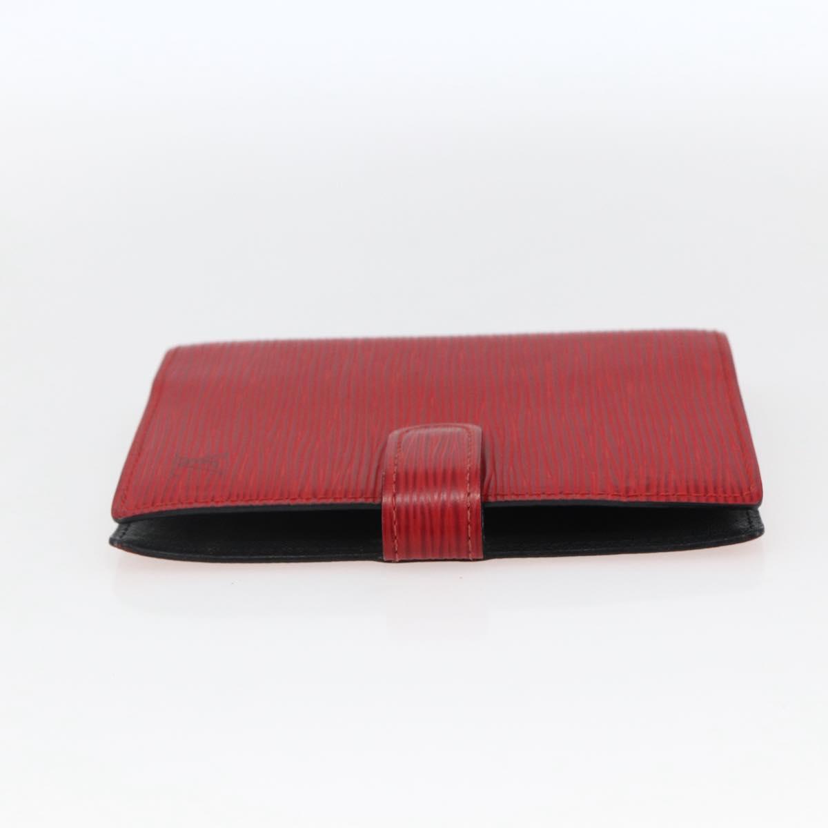 LOUIS VUITTON Epi Agenda PM Day Planner Cover Red R20057 LV Auth 169789