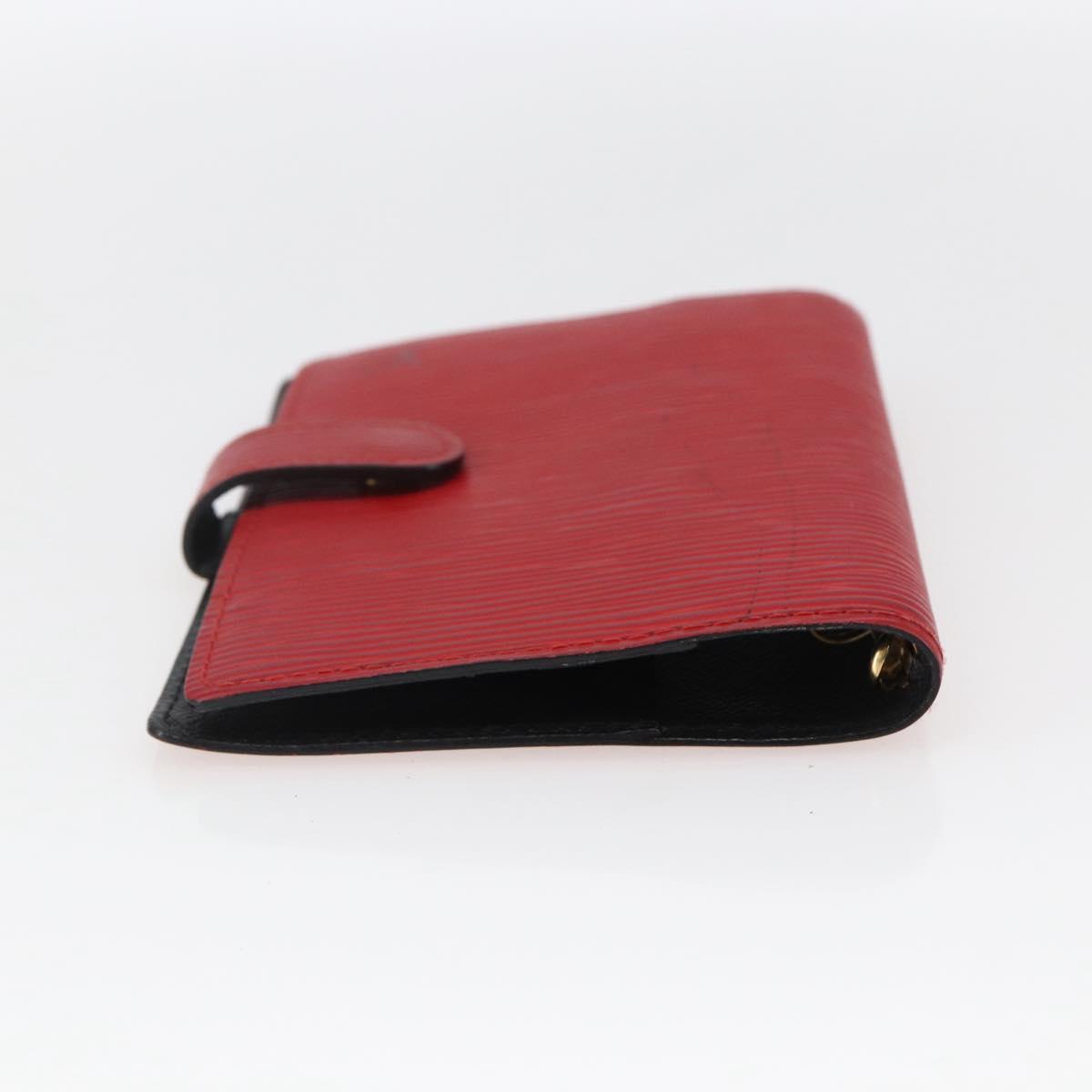 LOUIS VUITTON Epi Agenda PM Day Planner Cover Red R20057 LV Auth 169789