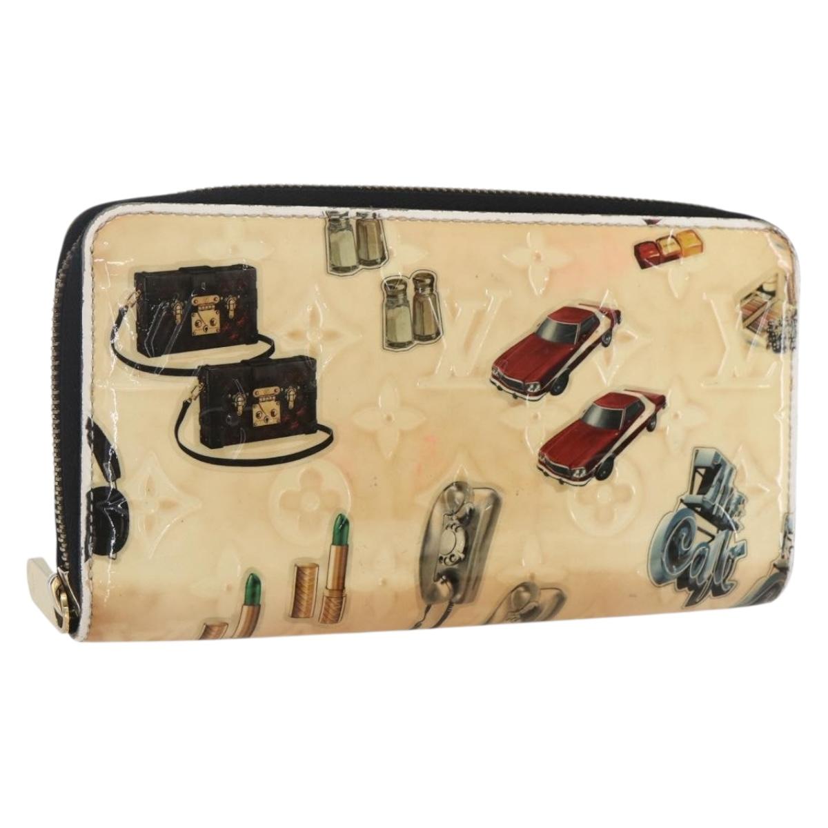 LOUIS VUITTON Monogram Vernis Nicolas Ghesquire Zippy Wallet M50370 Auth 169792