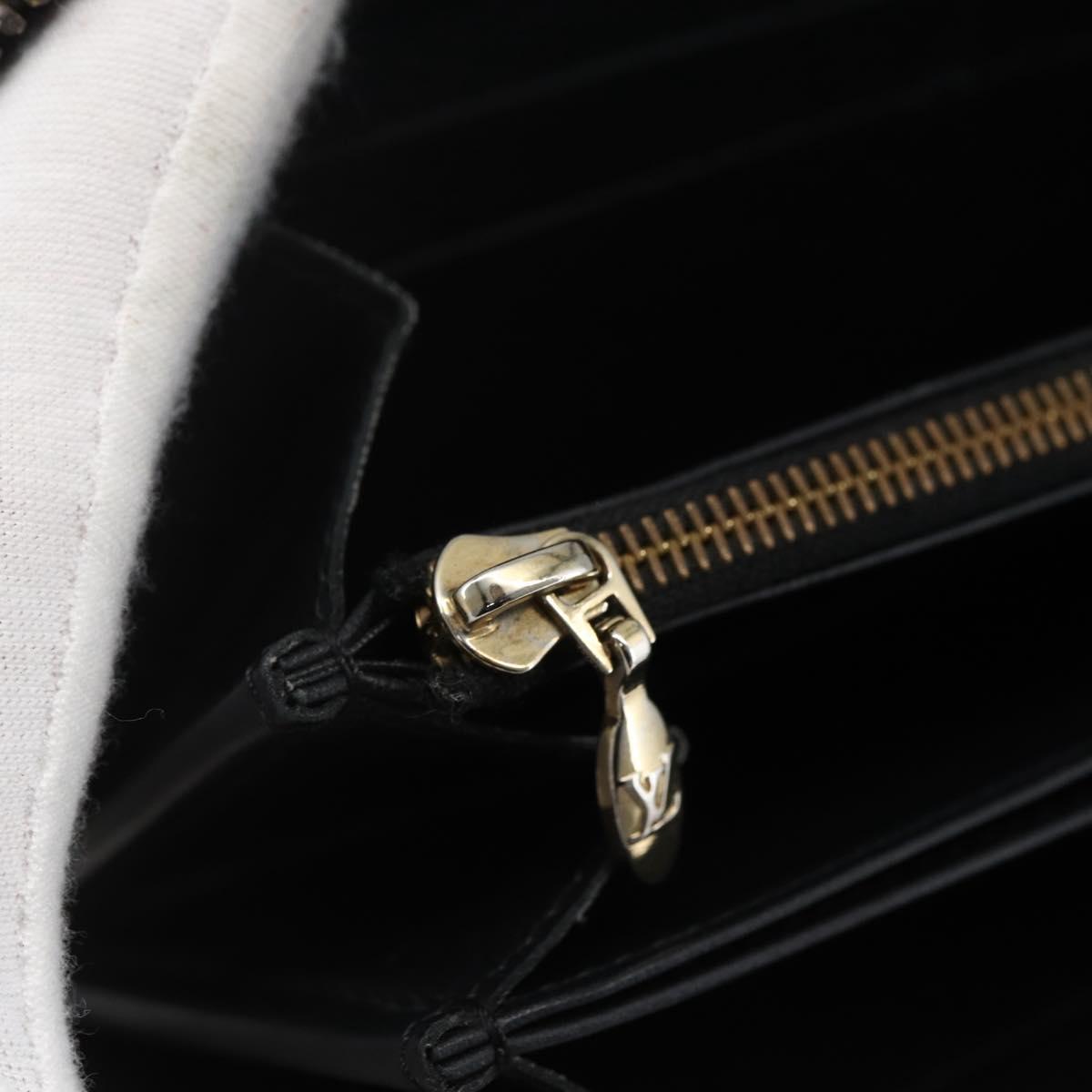 LOUIS VUITTON Monogram Vernis Nicolas Ghesquire Zippy Wallet M50370 Auth 169792