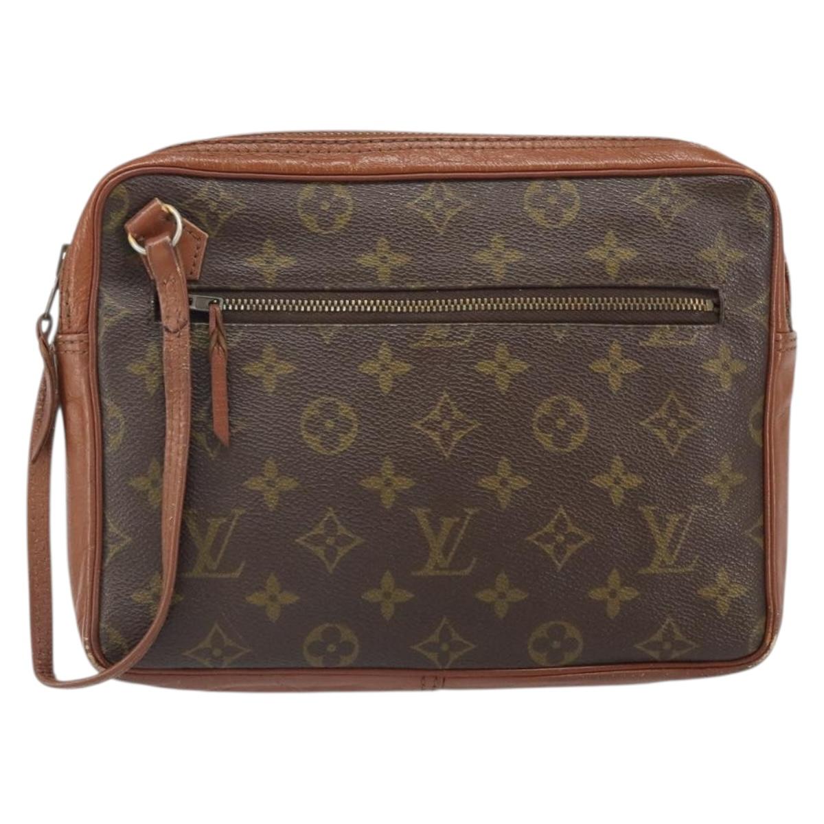 LOUIS VUITTON Monogram Pochette Sports Clutch Bag N0.183 LV Auth 169799
