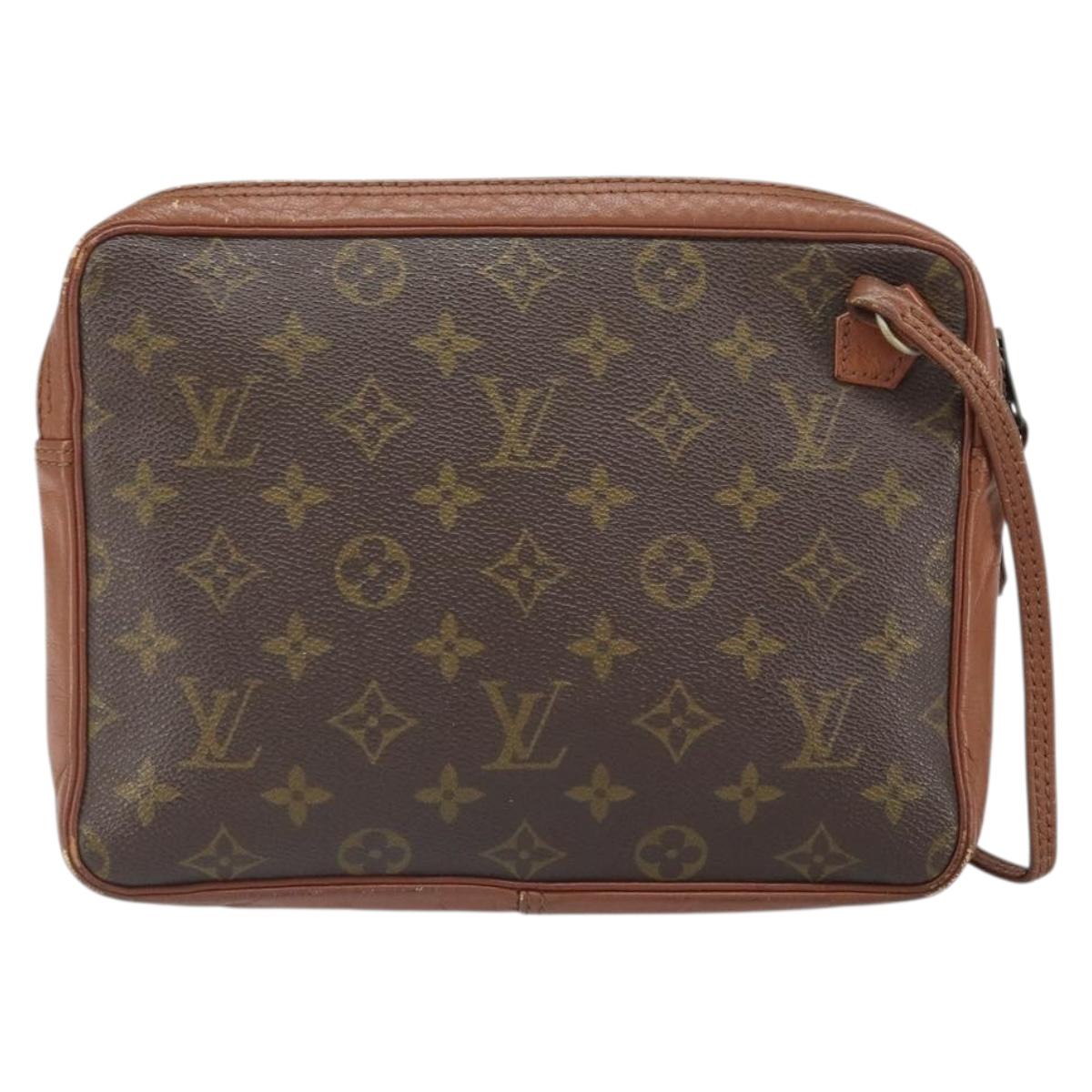 LOUIS VUITTON Monogram Pochette Sports Clutch Bag N0.183 LV Auth 169799