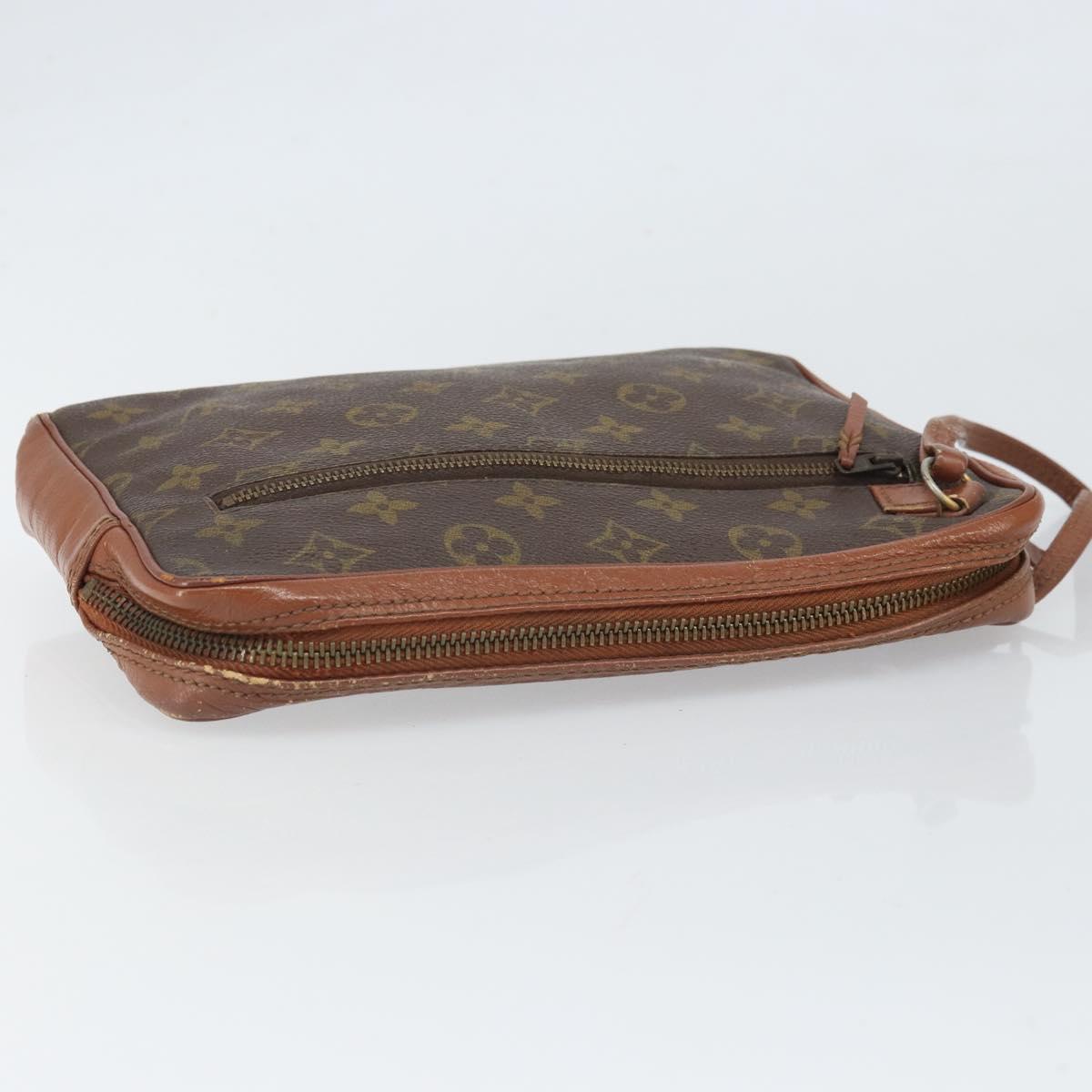 LOUIS VUITTON Monogram Pochette Sports Clutch Bag N0.183 LV Auth 169799