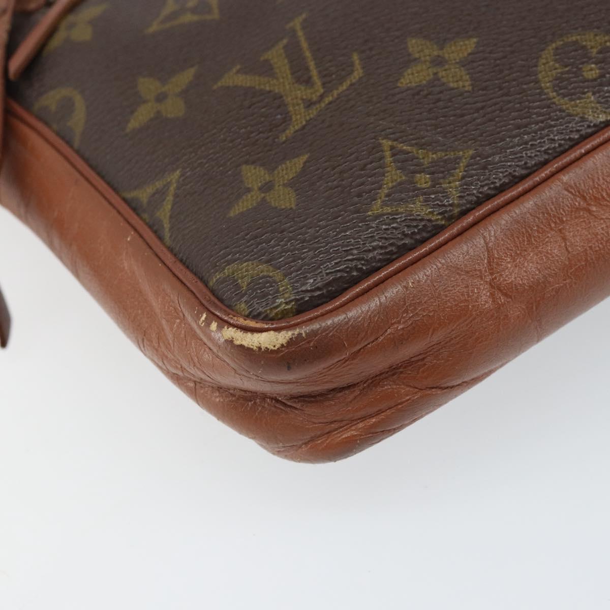 LOUIS VUITTON Monogram Pochette Sports Clutch Bag N0.183 LV Auth 169799