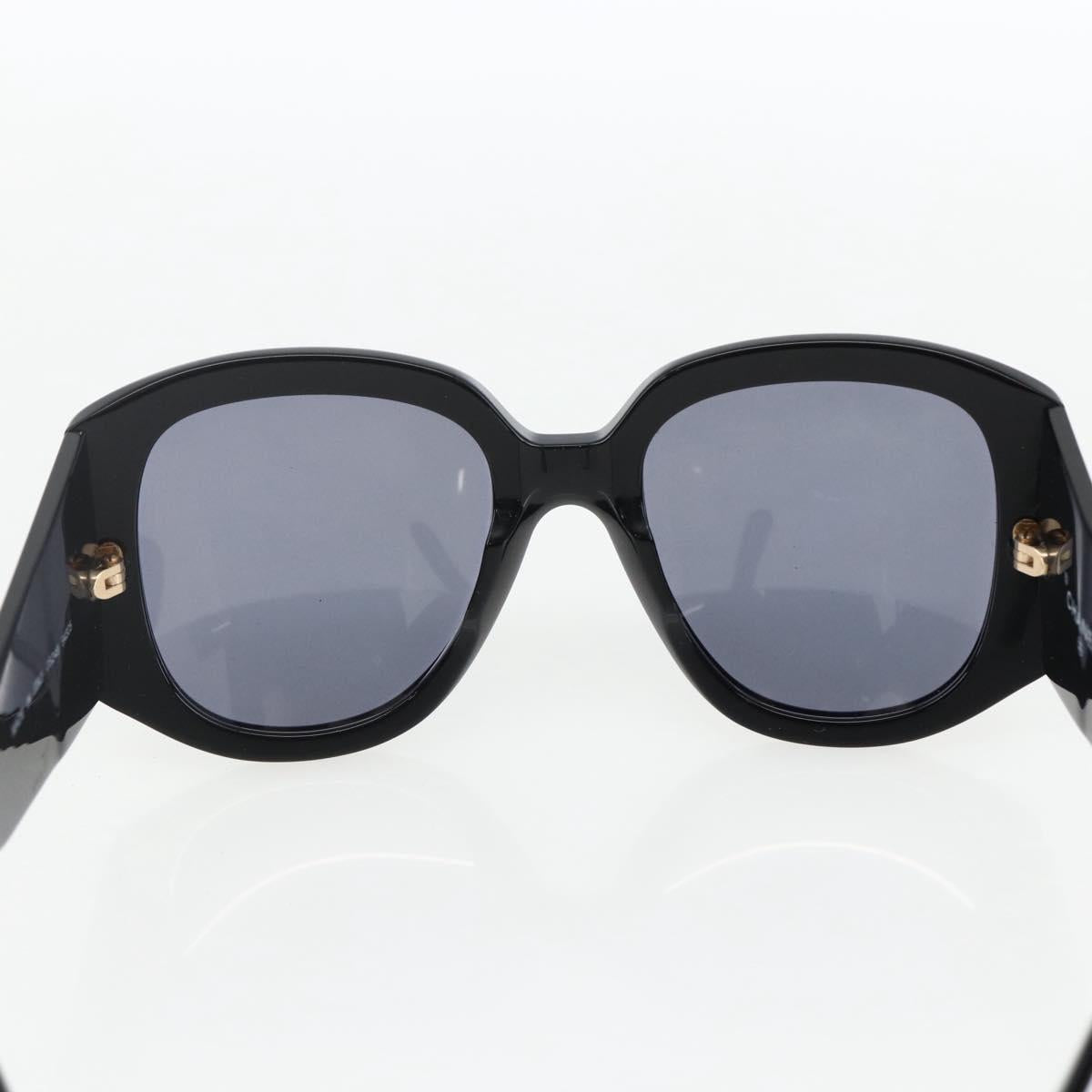 CHANEL Sunglasses plastic Black CC Auth 169816V