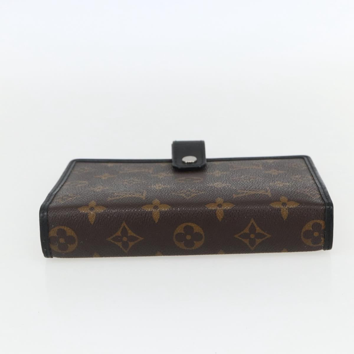 LOUIS VUITTON Monogram Macassar Agenda MM Day Planner Cover R21084 Auth 169817V
