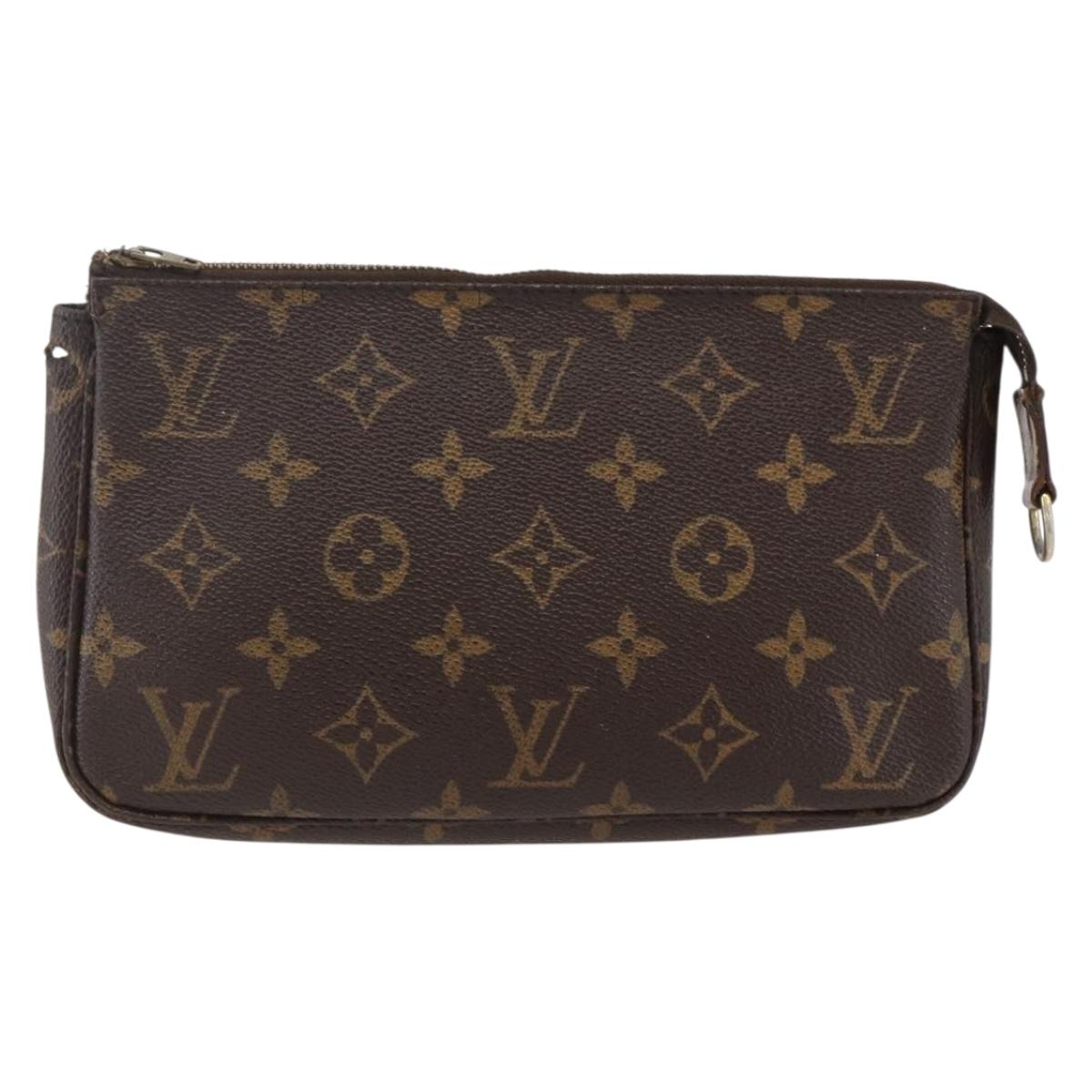 LOUIS VUITTON Monogram Pochette Accessoires Pouch M51980 LV Auth 169819