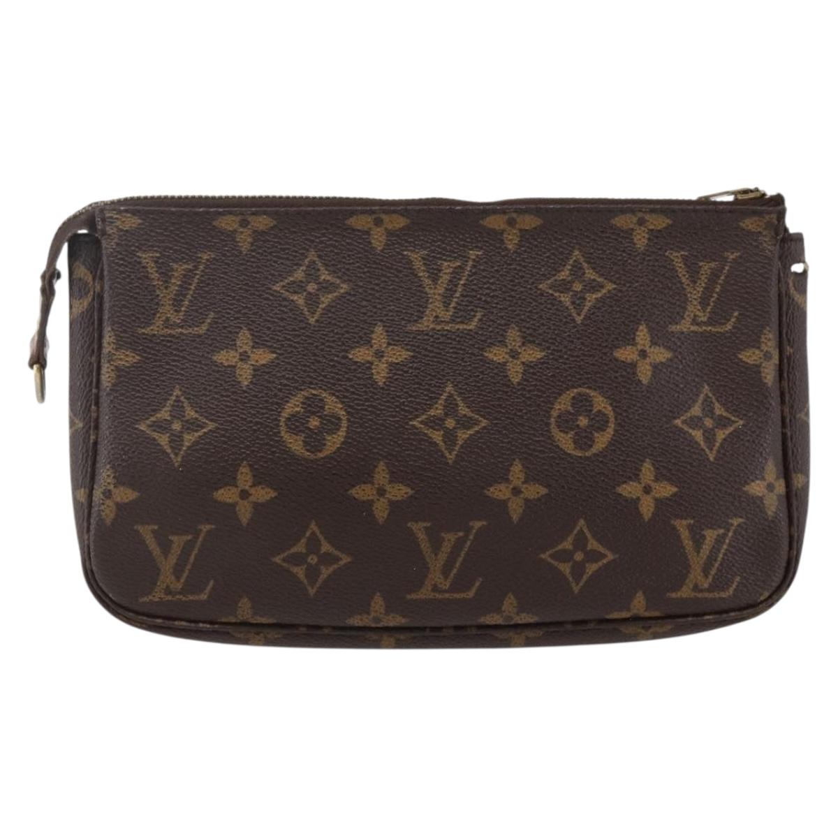 LOUIS VUITTON Monogram Pochette Accessoires Pouch M51980 LV Auth 169819
