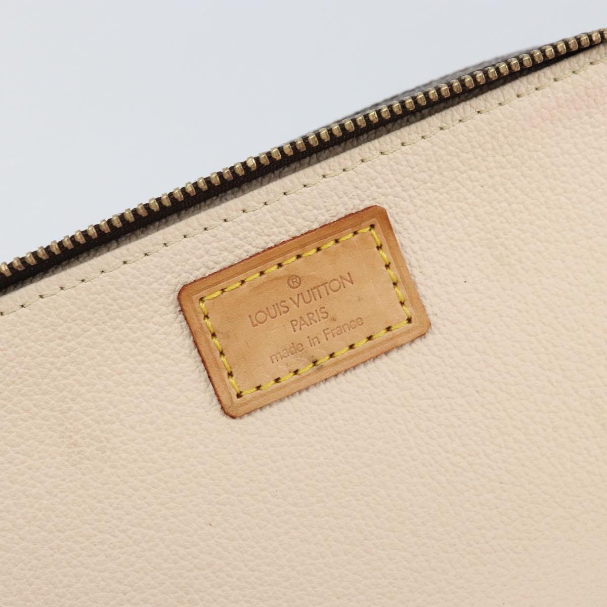 LOUIS VUITTON Monogram Trousse Brush PM Cosmetic Pouch M47510 LV Auth 169827V