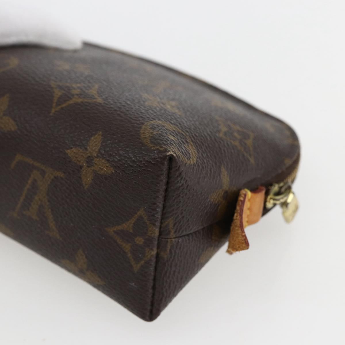 LOUIS VUITTON Monogram Pochette Cosmetic PM Pouch M43998 LV Auth 169828