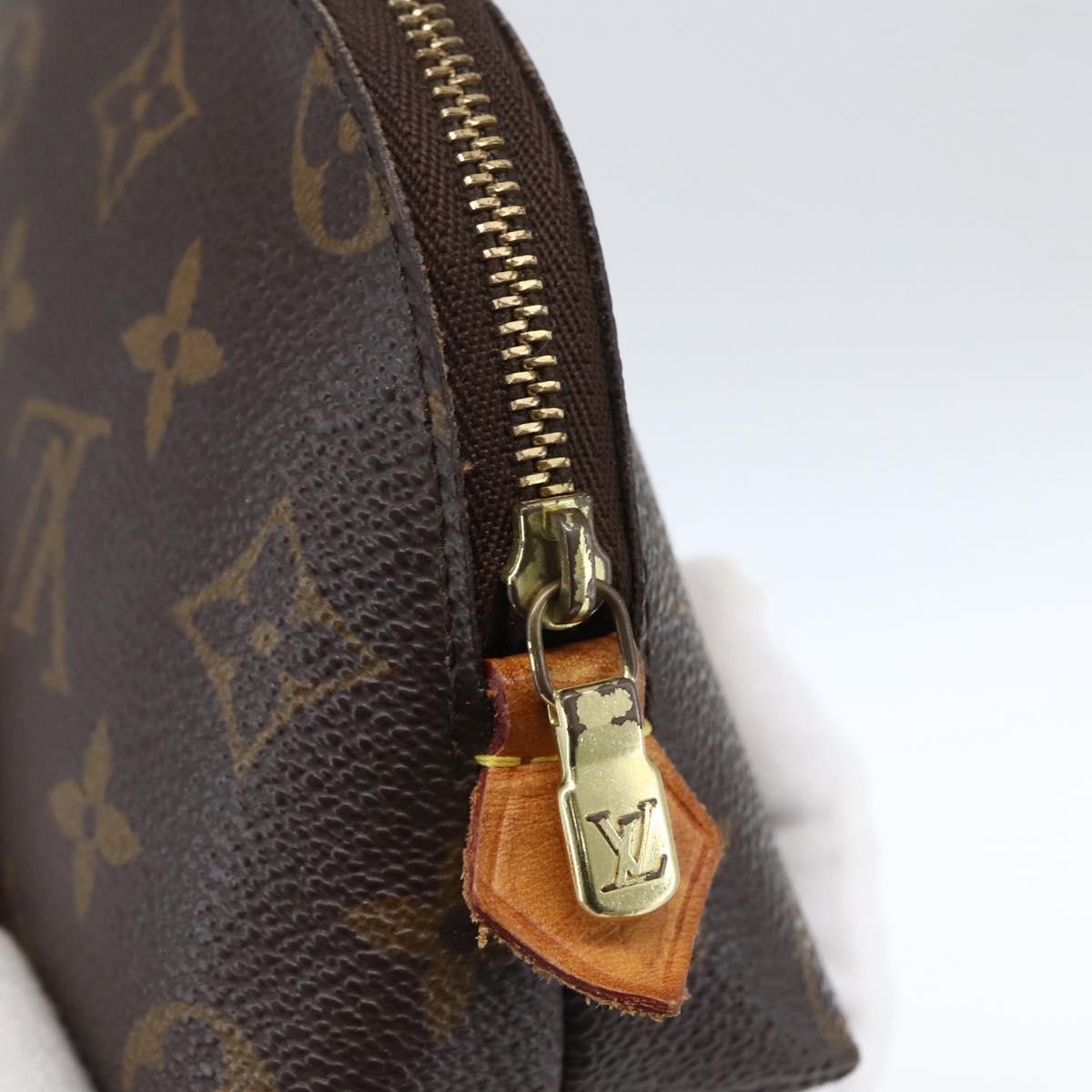 LOUIS VUITTON Monogram Pochette Cosmetic PM Pouch M43998 LV Auth 169828