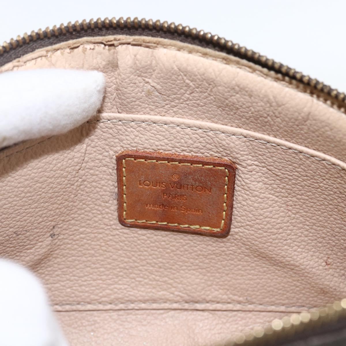 LOUIS VUITTON Monogram Pochette Cosmetic PM Pouch M43998 LV Auth 169828